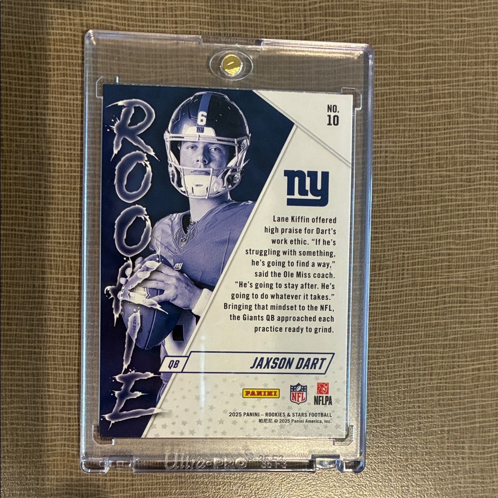 JAXSON DART ROOKIE CARD - Picture 6 of 6